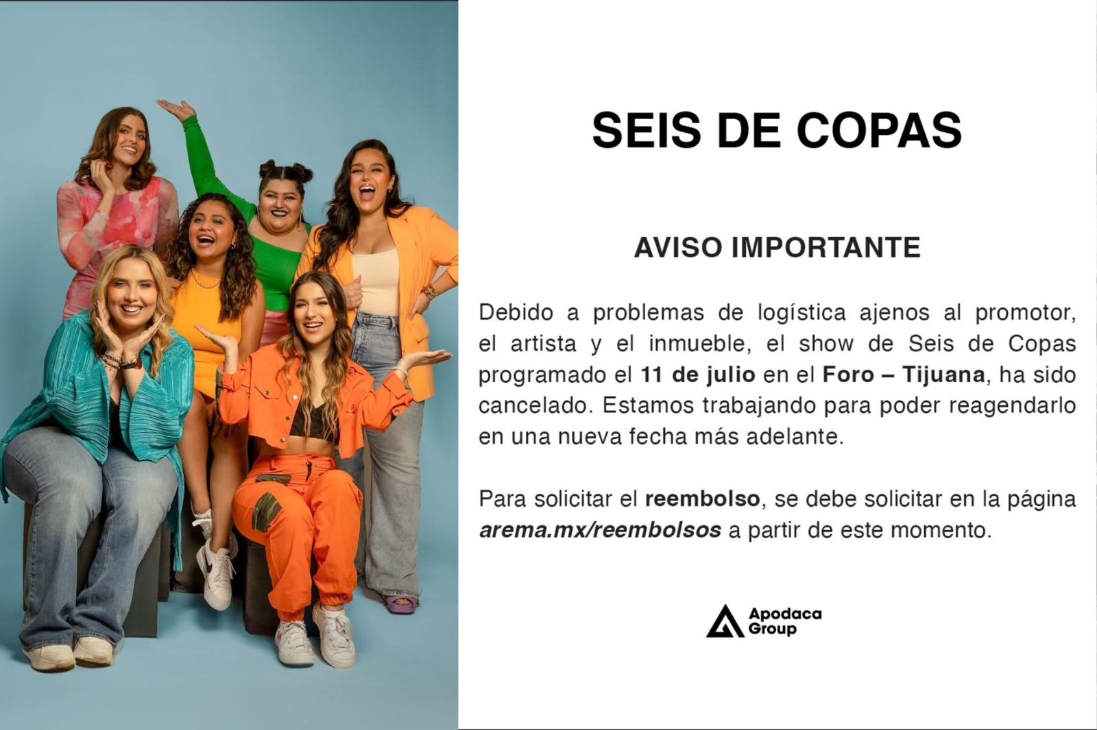 SHOW CANCELADO