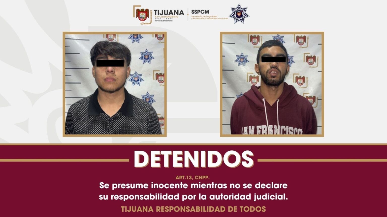 Detienen a dos sujetos que andaban asaltando con un rifle de asalto en ...